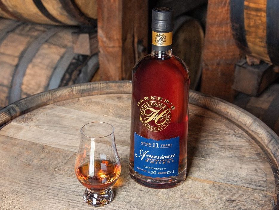 Parkers-Heritage-2025-bottle-on-barrel